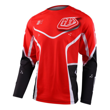 Camiseta TROY LEE DESIGNS SE Pro - Radian rojo/blanco