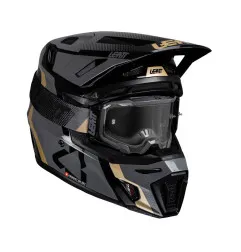 LEATT Moto 8.5 2025 Helm - Schwarz