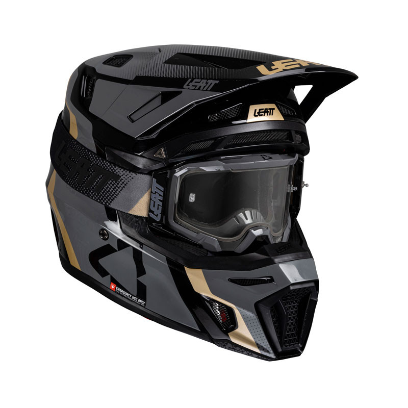 LEATT Moto 8.5 2025 Helm - Schwarz