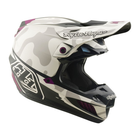 Casque TROY LEE DESIGNS SE5 Composite - Myth Pumice
