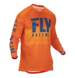 Maillot FLY RACING Lite - orange/bleu marine