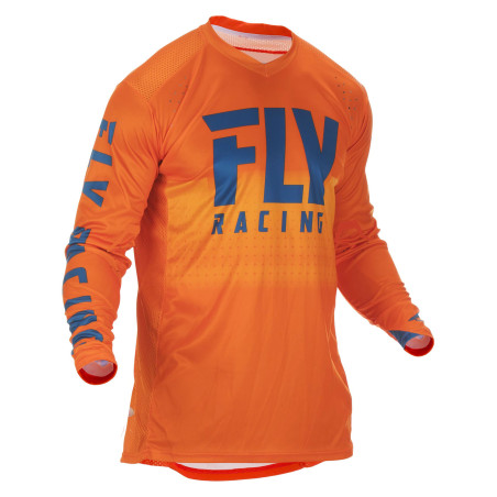 Maillot FLY RACING Lite - orange/bleu marine
