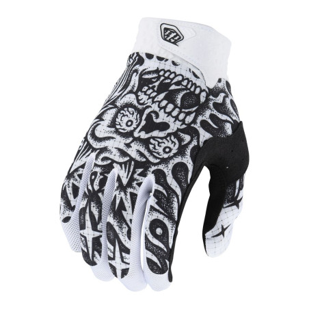 Guantes TROY LEE DESIGNS Air - Skull Demon blanco/negro
