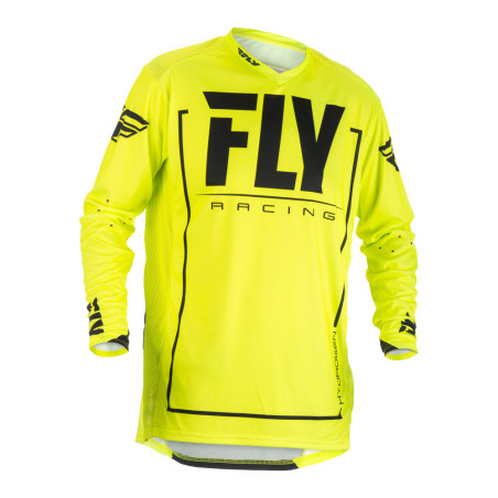 FLY RACING Lite Jersey - hi-vis yellow black