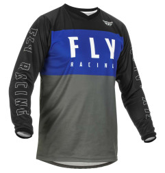 FLY RACING F-16 Kids Jersey - blue/grey/black