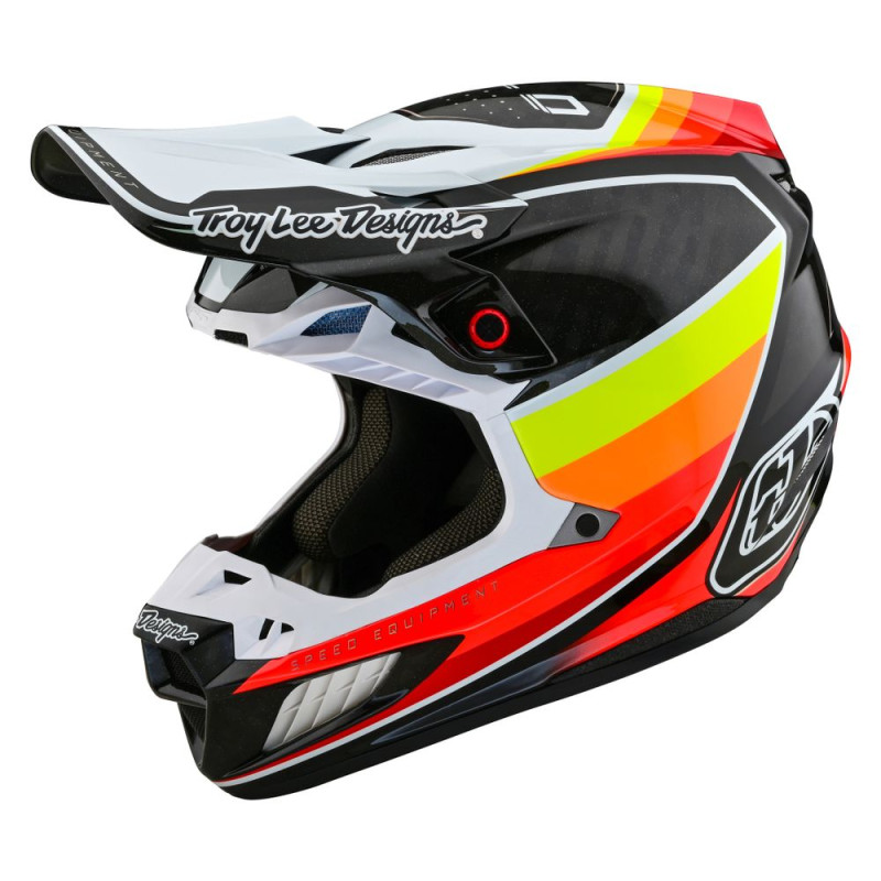 Casco TROY LEE DESIGNS SE5 ECE Carbon Reverb - negro/Sunset