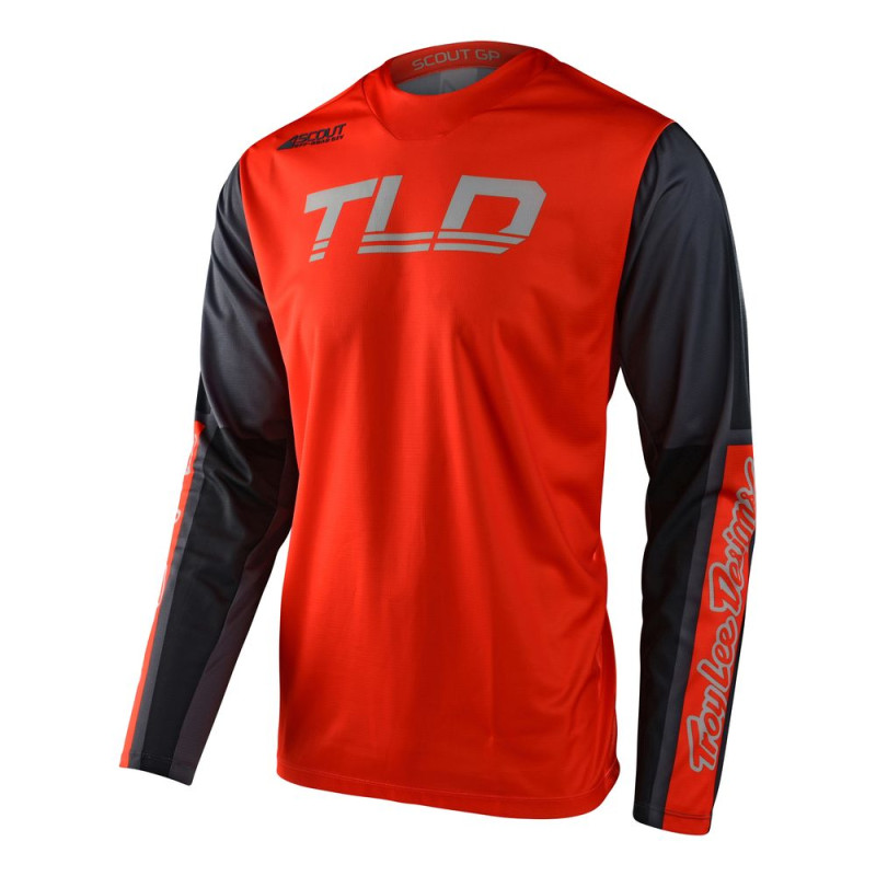 TROY LEE DESIGNS Scout GP Jersey - Recon Neonorange/Grau