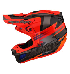 TROY LEE DESIGNS SE5 ECE Carbon MIPS Helmet - Saber Rocket red