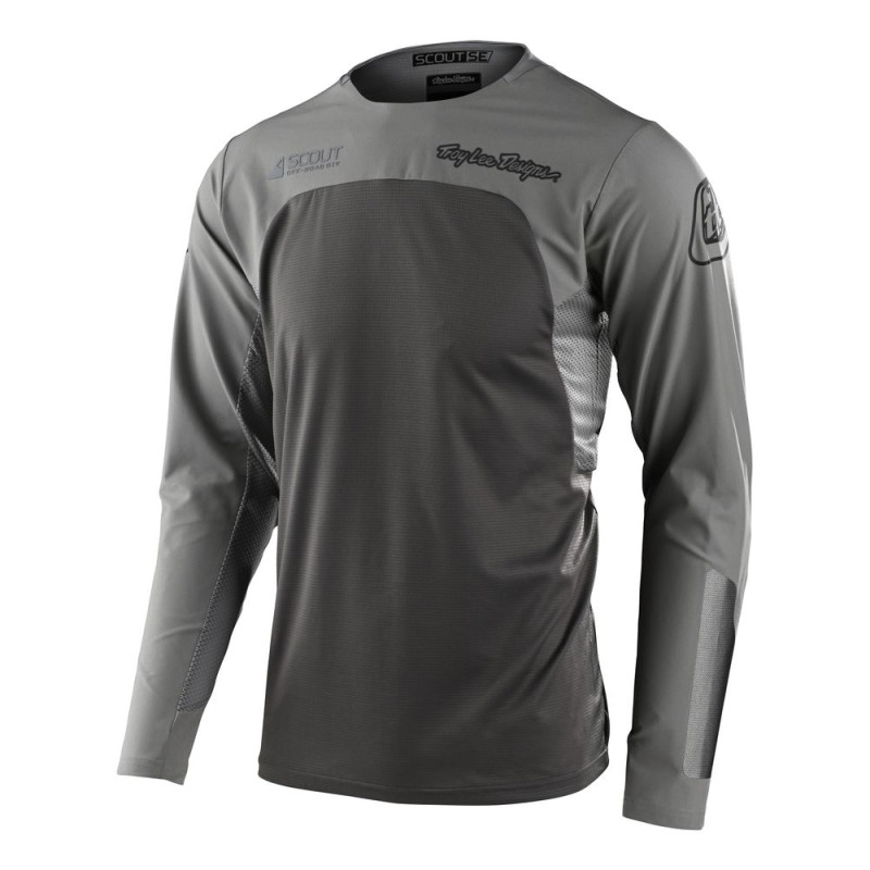 Maillot TROY LEE DESIGNS Scout SE - Systems gris