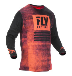 FLY RACING Kinetic Noiz Jersey - neon red/black