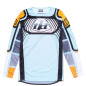 Maillot TROY LEE DESIGNS SE Pro - Wavez Bleached bleu turquoise