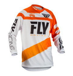 Camiseta infantil FLY RACING F-16 - naranja/blanco