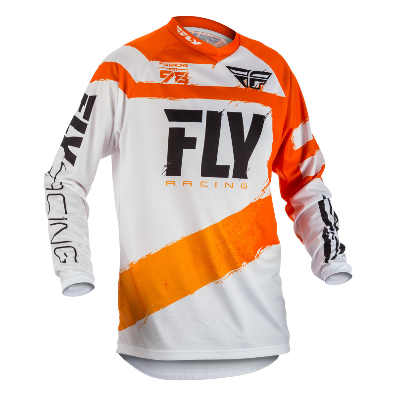 FLY RACING F-16 Kids Jersey - orange/white