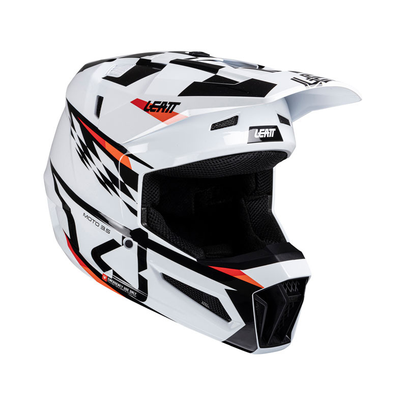 Casco infantil LEATT Moto 3.5 2025 - blanco