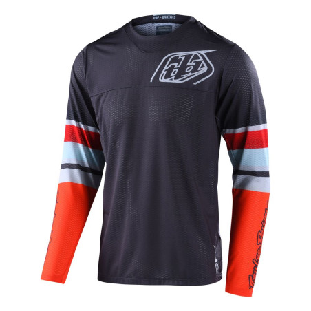 TROY LEE DESIGNS GP Air Jersey - Warped charcoal/orange