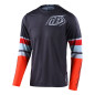 Maillot TROY LEE DESIGNS GP Air - Warped anthracite/orange