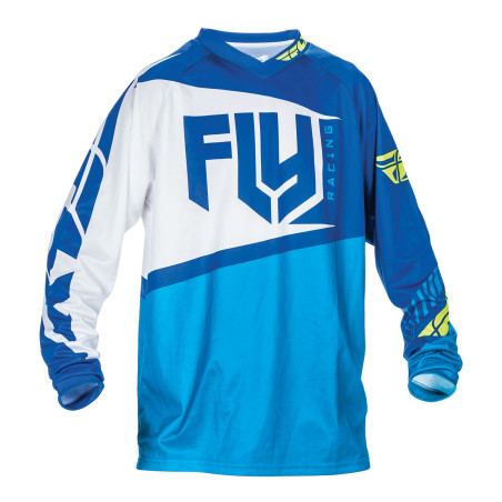 FLY RACING F-16 Jersey - Blau/Neongelb