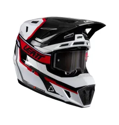 LEATT Moto 7.5 2026 Helm - Weiß/Rot