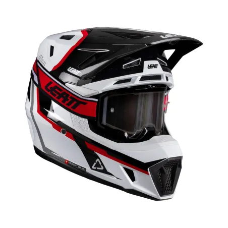 LEATT Moto 7.5 2026 Helm - Weiß/Rot