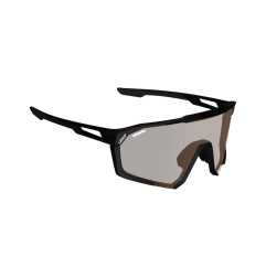 Gafas de sol LEATT SpeedViz Pro - negro satinado - lentes Iriz plata VLT 30 %