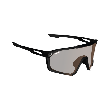 LEATT SpeedViz Pro Sunglasses - satin black - lenses Iriz silver VLT 30 %