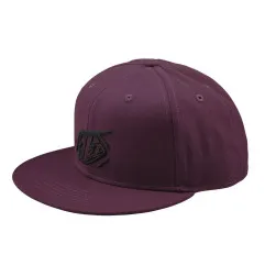 Casquette TROY LEE DESIGNS Flat Bill Snapback Badge - Sangria
