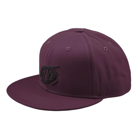 Casquette TROY LEE DESIGNS Flat Bill Snapback Badge - Sangria