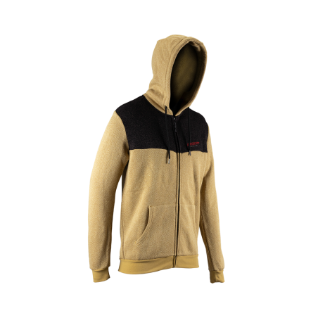 LEATT Tech Zip hoodie - brass brown