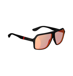 Gafas de sol LEATT TheViz Andes - negro satinado - lentes polarizadas rojo VLT 14 %