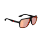 LEATT TheViz Andes Sonnenbrille - Satinschwarz - Gläser polarisiert Rot VLT 14 %