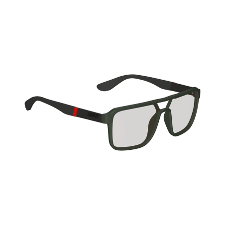 Lunettes de soleil LEATT TheViz Pyrenees - vert satiné - verres polarisés marron/argent VLT 20 %