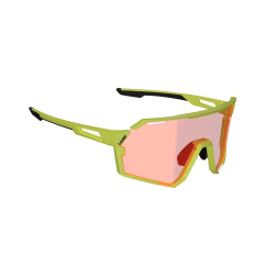 Lunettes de soleil LEATT RideViz Pro - jaune fluo - verres Iriz Cryztal rouge VLT 13 %