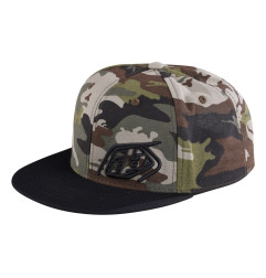 TROY LEE DESIGNS 9Fifty Snapback Slice Cap - Camo Armeegrün/Schwarz