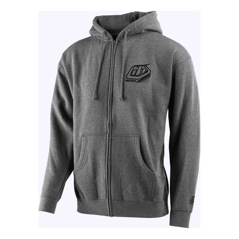 TROY LEE DESIGNS Mix Zip-Hoodie - Gunmetal meliert