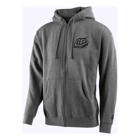 Sweat zippé à capuche TROY LEE DESIGNS Mix - gris métal chiné