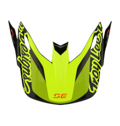 TROY LEE DESIGNS SE5 Helmschirm - Omega Schwarz/Neongelb