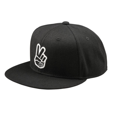 Casquette TROY LEE DESIGNS Flat Bill Snapback Peace - noir
