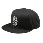TROY LEE DESIGNS Flat Bill Snapback Peace Cap - Schwarz TROY LEE DESIGNS Flat Bill Snapback Peace Cap - Schwarz