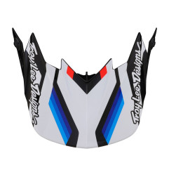 TROY LEE DESIGNS GP Helmschirm - Apex Weiß/Blau