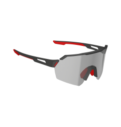 Gafas de sol LEATT RideViz Lite - gris satinado - lentes Iriz plata VLT 17 %
