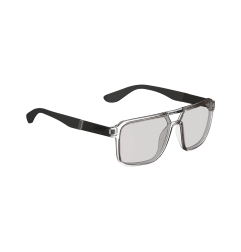 LEATT TheViz Pyrenees Sunglasses - clear/silver - lenses polarised brown/silver VLT 20 %