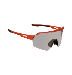 Gafas de sol LEATT RideViz Lite Small - naranja satinado - lentes Iriz plata VLT 30 %