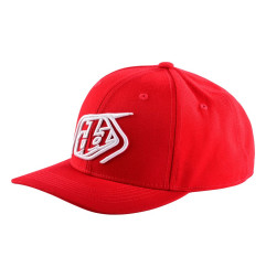 Gorra TROY LEE DESIGNS 9Forty Snapback Crop - rojo/blanco