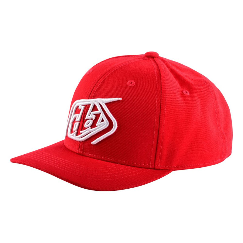 TROY LEE DESIGNS 9Forty Snapback Crop Cap - Rot/Weiß