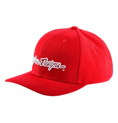 Casquette TROY LEE DESIGNS 9Forty Snapback Signature - rouge/blanc