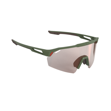 Gafas de sol LEATT SpeedViz Lite - verde satinado - lentes Iriz plata VLT 30 %
