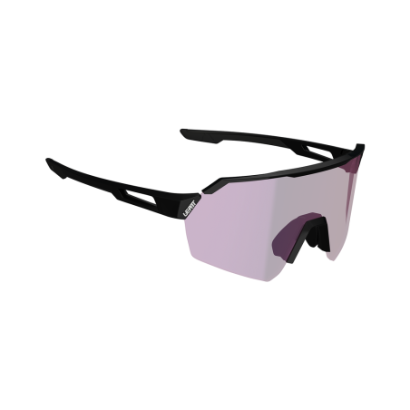 LEATT RideViz Lite Sonnenbrille - Satinschwarz - Gläser Iriz Cryztal Lila VLT 30 %