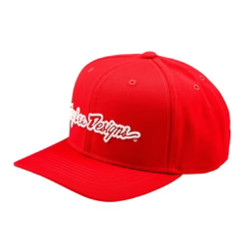 TROY LEE DESIGNS Curved Snapback Signature Cap - Rot