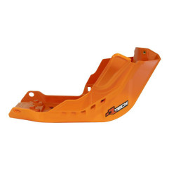 Sabot moteur RACETECH en plastique - orange pour KTM, HUSQVARNA et GAS GAS de 2022 à 2027