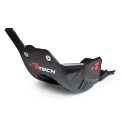 RACETECH Plastic Skid Plate - Black for YAMAHA WRF 250, WRF 450, YZF 250, YZF 450 and FANTIC XEF 250 2018-2023